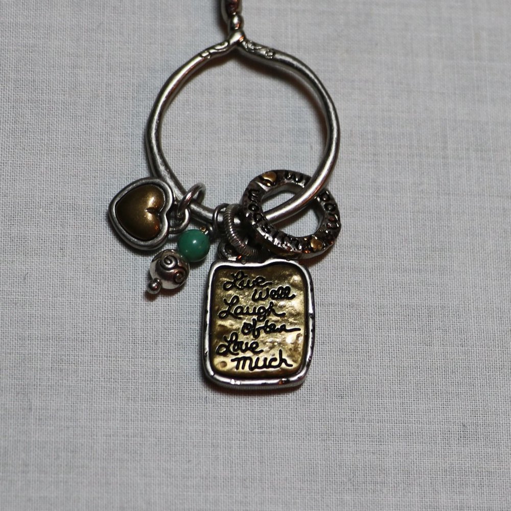 Brighton Art & Soul Live Well Laugh Often Love Much Necklace
